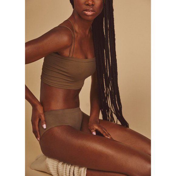 🎉LAST CHANCE🎉 FREE PEOPLE Play Date Bralette / Deep Olive - Picture 4 of 5